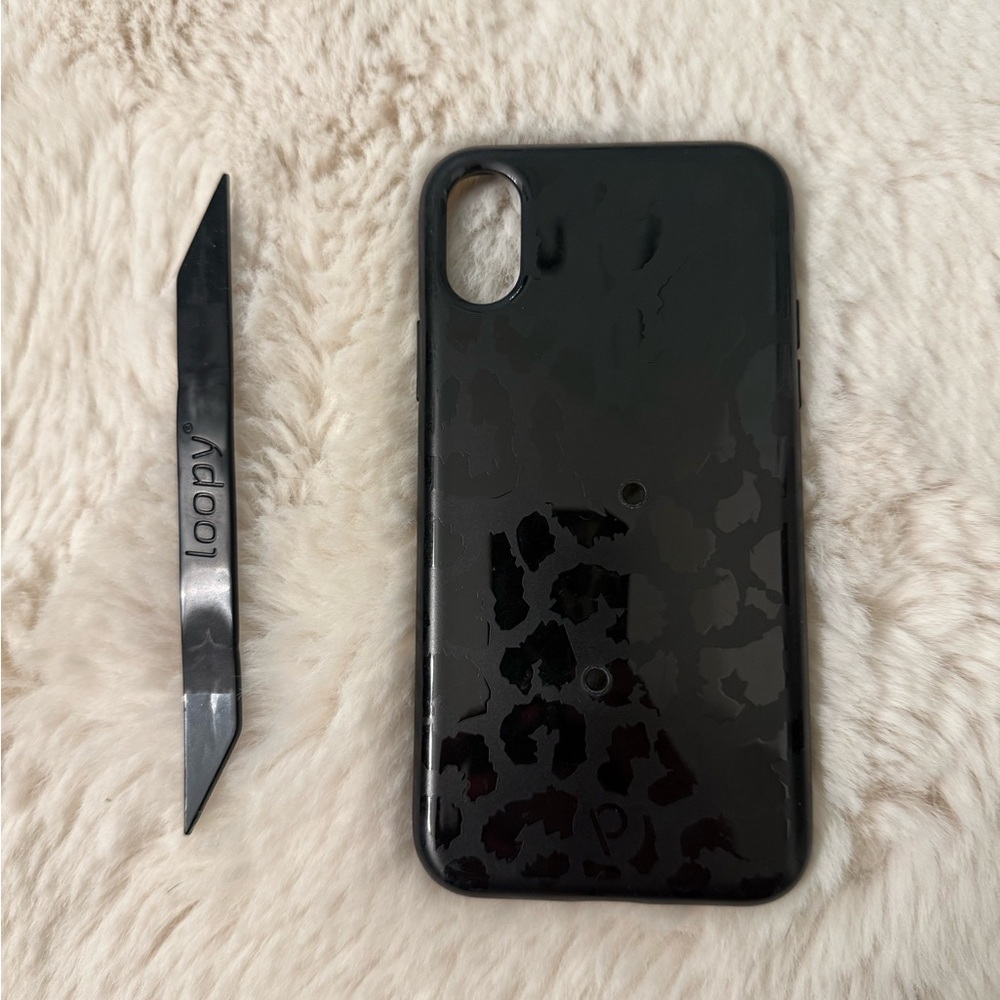 Loopy Case Midnight Leopard Phone Cover